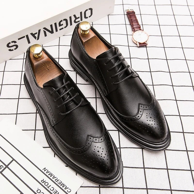 Arvello Wingtip Brogue Dress Shoes