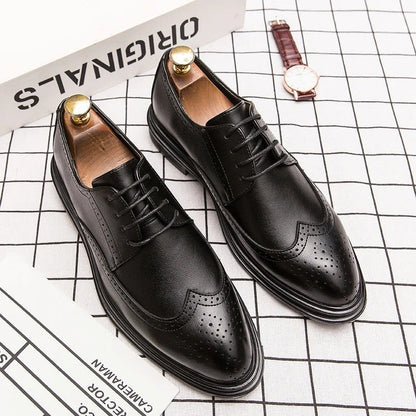 Arvello Wingtip Brogue Dress Shoes