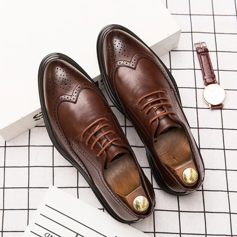 Arvello Wingtip Brogue Dress Shoes