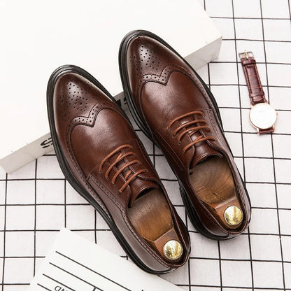 Arvello Wingtip Brogue Dress Shoes