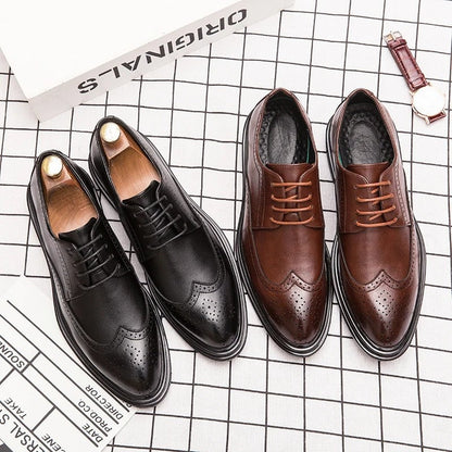 Arvello Wingtip Brogue Dress Shoes