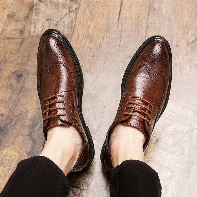 Arvello Wingtip Brogue Dress Shoes