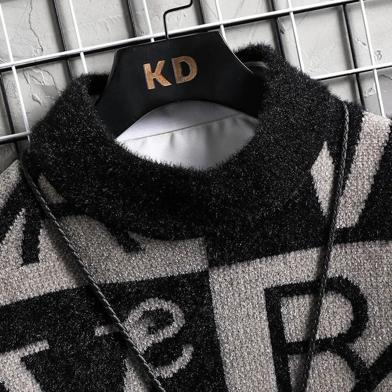 Arvian Graphic Jacquard Knit Sweater