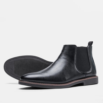 Arvion Sleek Elastic Chelsea Boots