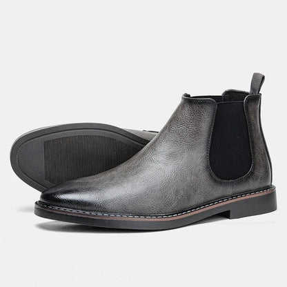 Arvion Sleek Elastic Chelsea Boots