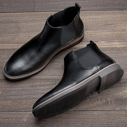 Arvion Sleek Elastic Chelsea Boots