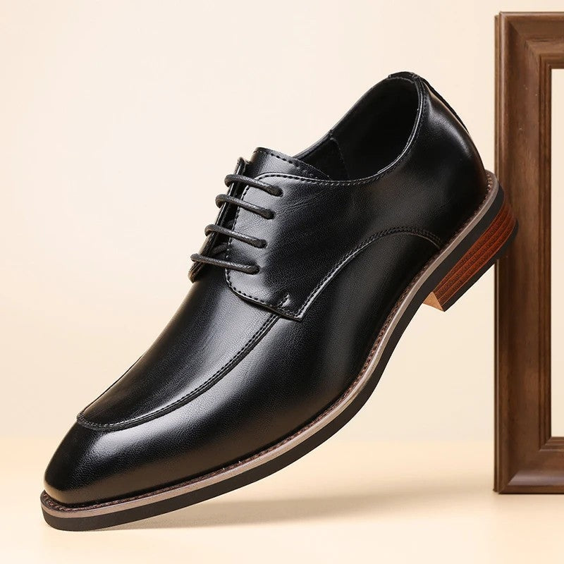 Calviro Polished Lace-Up Dress Shoes