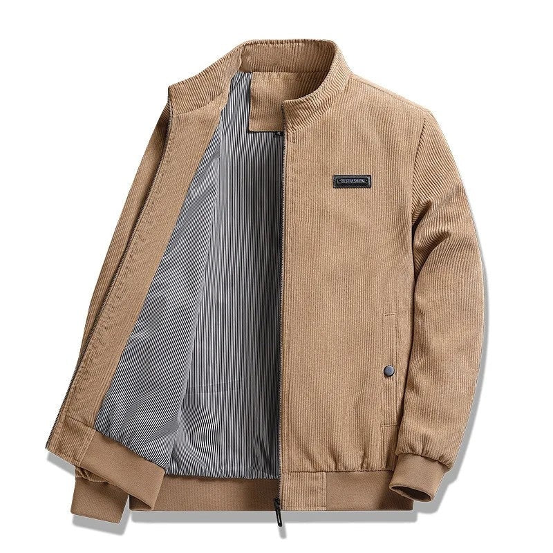Carvello Corduroy Bomber Lightweight Jacket