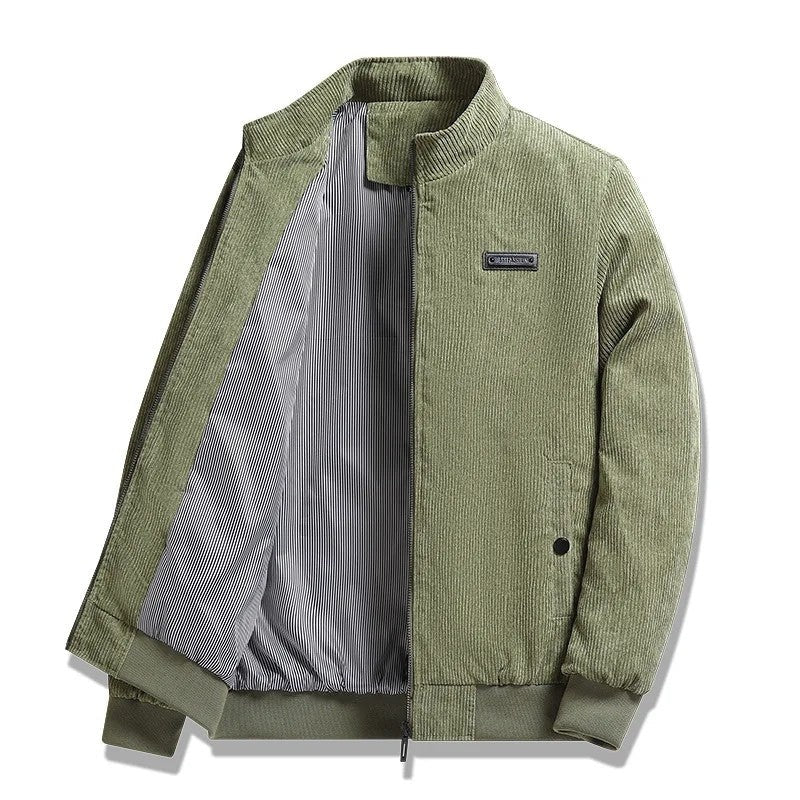Carvello Corduroy Bomber Lightweight Jacket