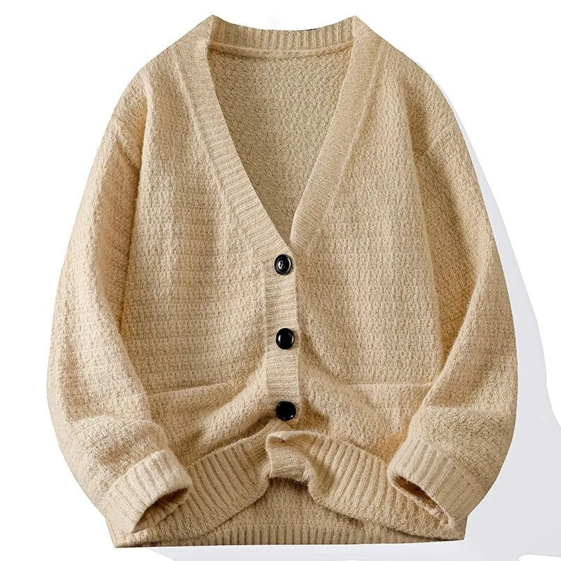 Derivo Relaxed Textured Knit Cardigan
