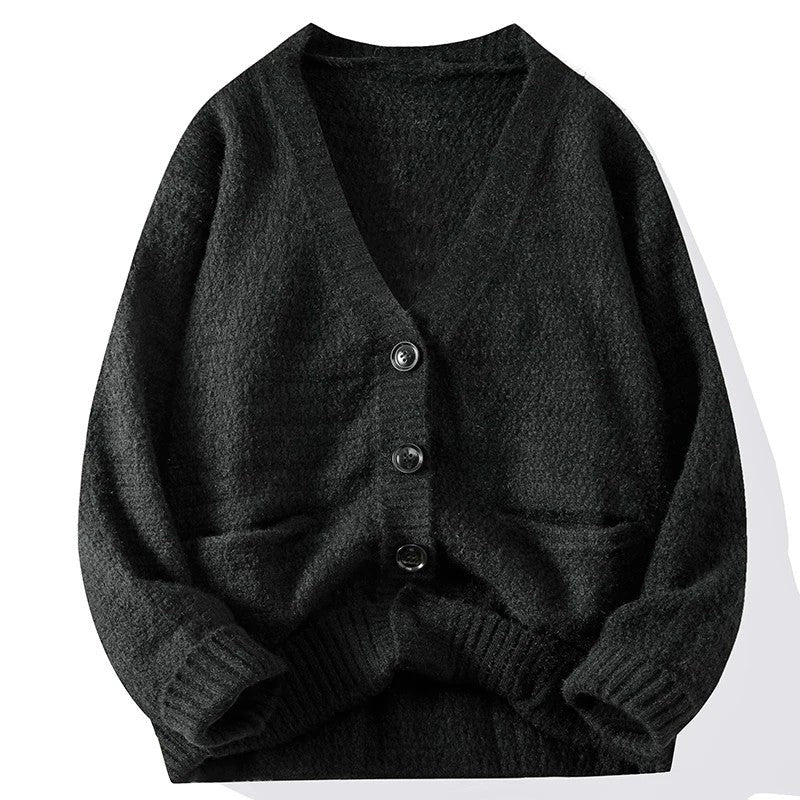 Derivo Relaxed Textured Knit Cardigan