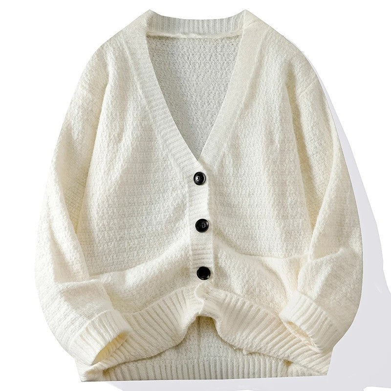 Derivo Relaxed Textured Knit Cardigan