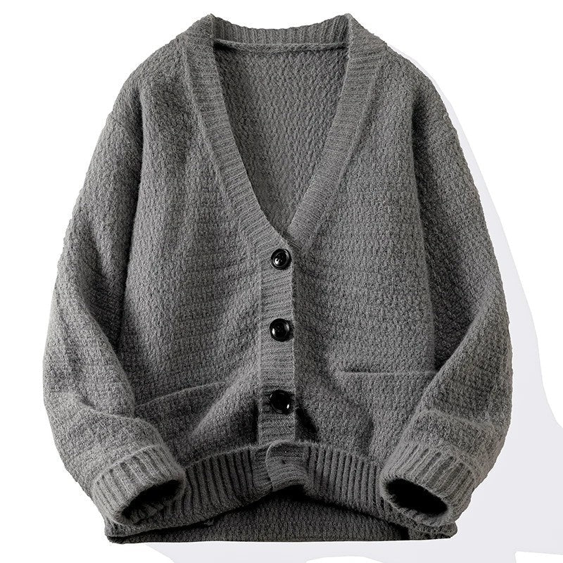 Derivo Relaxed Textured Knit Cardigan