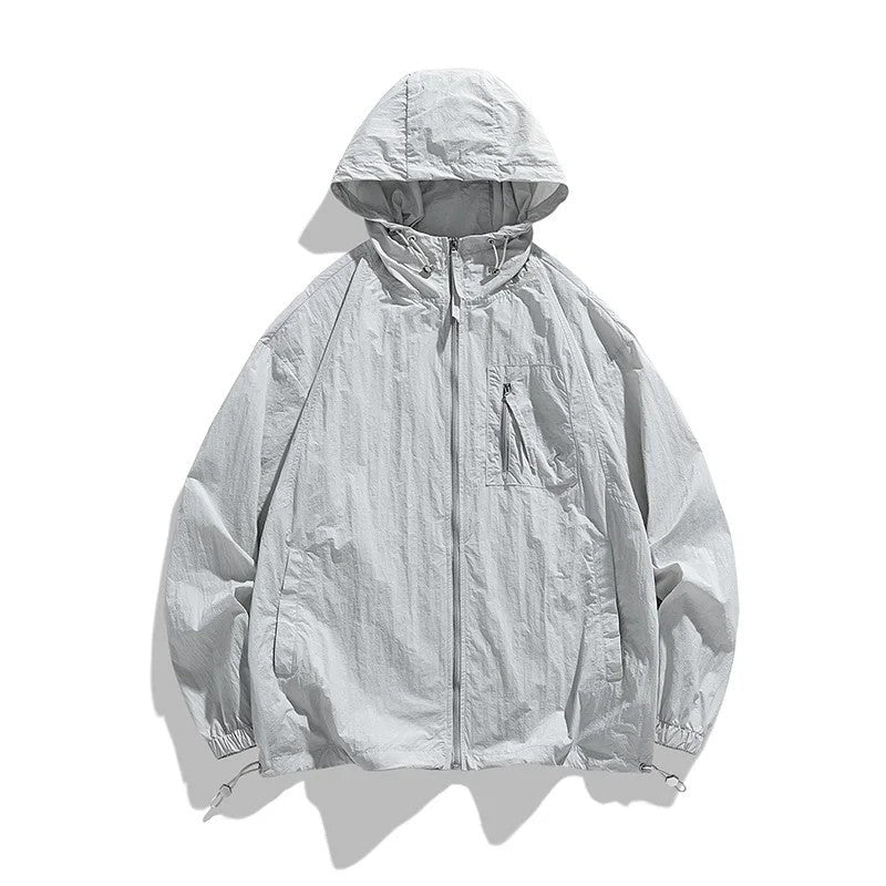 Dervik Lightweight Hooded Windbreaker Jacket