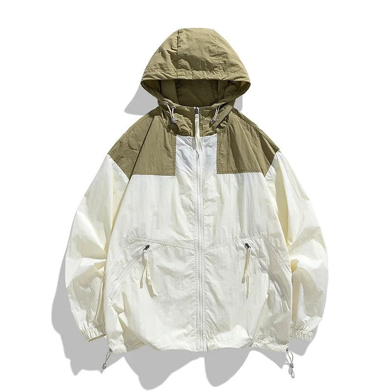 Dervik Lightweight Hooded Windbreaker Jacket