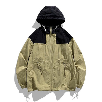 Dervik Lightweight Hooded Windbreaker Jacket