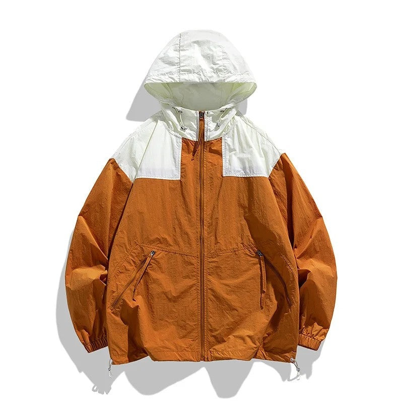 Dervik Lightweight Hooded Windbreaker Jacket