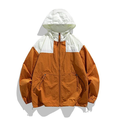 Dervik Lightweight Hooded Windbreaker Jacket