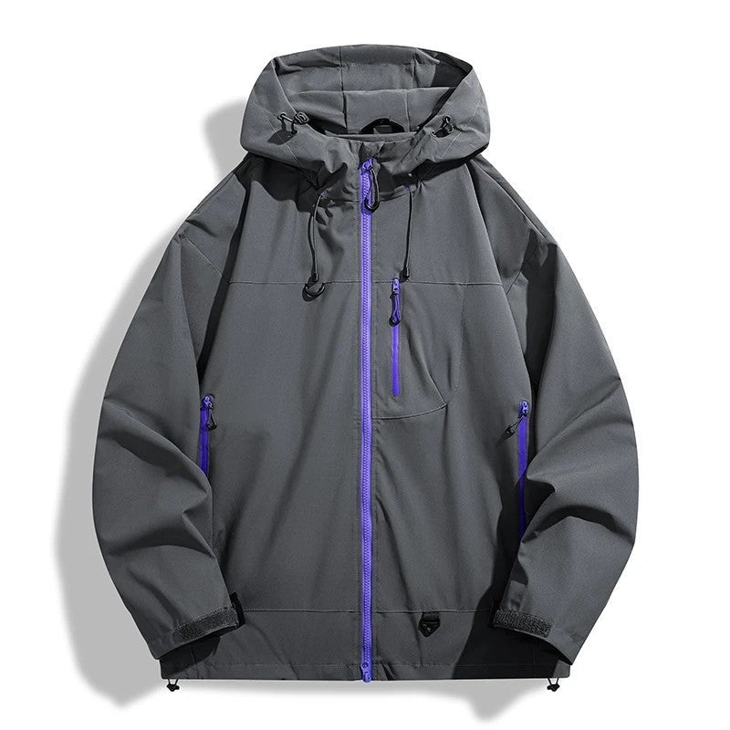 Drevik Lightweight Hooded Windbreaker Jacket