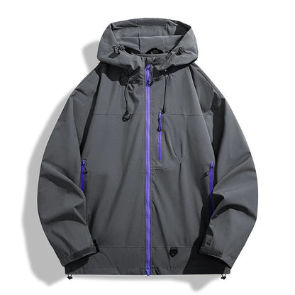 Drevik Lightweight Hooded Windbreaker Jacket