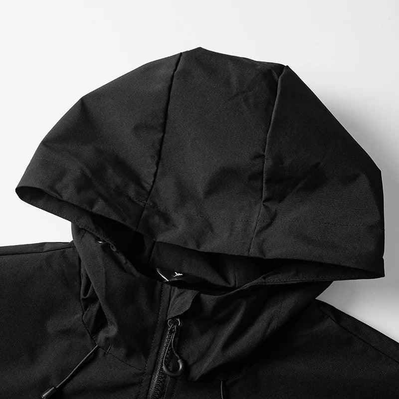 Drevik Lightweight Hooded Windbreaker Jacket