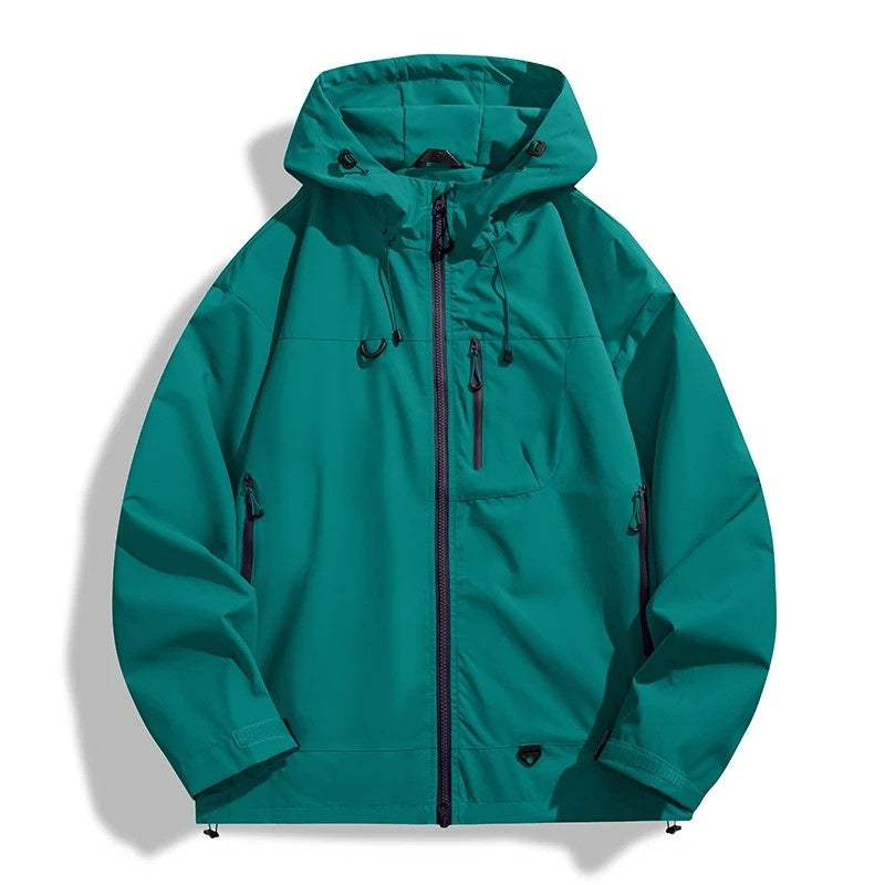 Drevik Lightweight Hooded Windbreaker Jacket