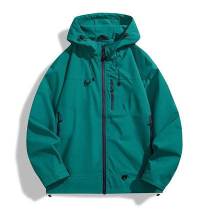 Drevik Lightweight Hooded Windbreaker Jacket