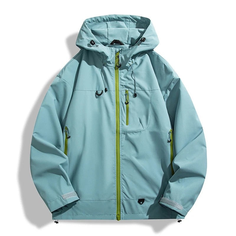 Drevik Lightweight Hooded Windbreaker Jacket