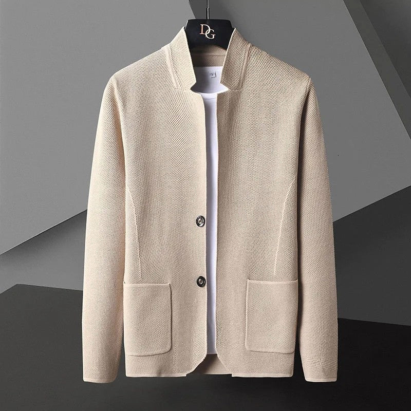 Duvane Textured Knit Casual Blazer