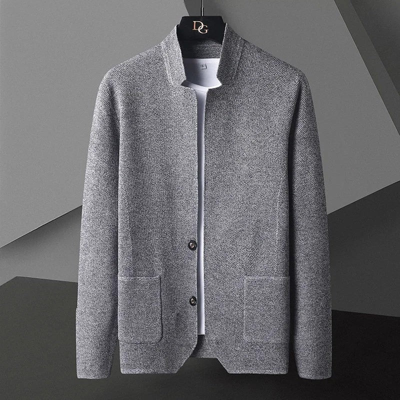 Duvane Textured Knit Casual Blazer