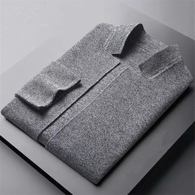 Duvane Textured Knit Casual Blazer