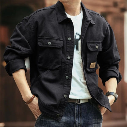 Plus Size Grimald Utility Cotton Field Jacket