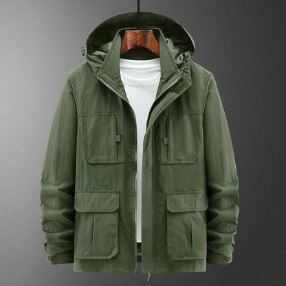 Plus Size Lareon Utility Hooded Field Jacket