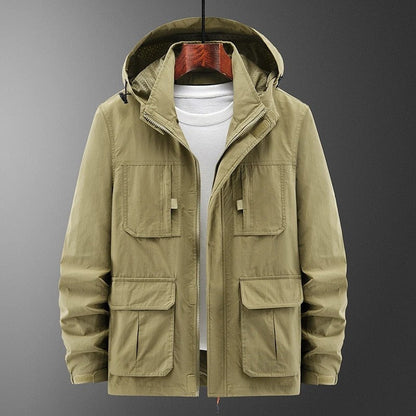 Plus Size Lareon Utility Hooded Field Jacket