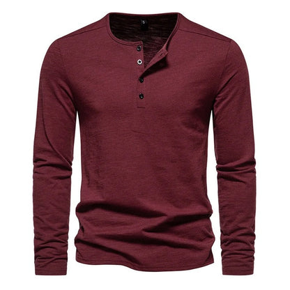 Lazari Relaxed Knit Henley Shirt