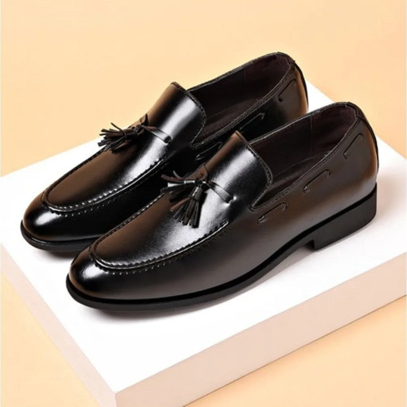 Lazaro Polished Tassel Dress Loafers