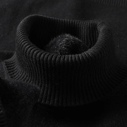 Lazaro Ribbed Knit Turtleneck Sweater
