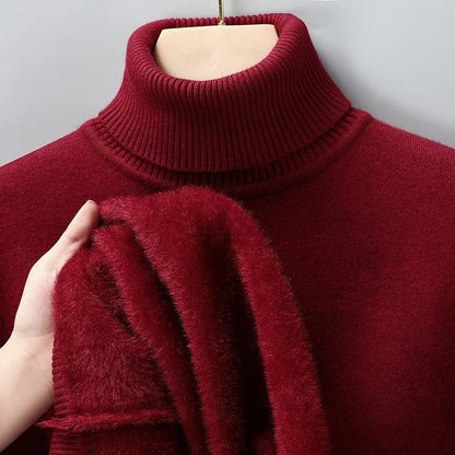 Lazaro Ribbed Knit Turtleneck Sweater
