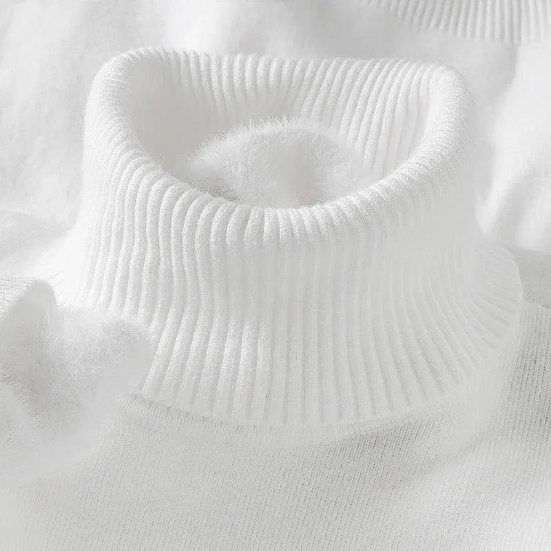 Lazaro Ribbed Knit Turtleneck Sweater