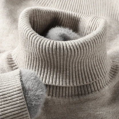 Lazaro Ribbed Knit Turtleneck Sweater