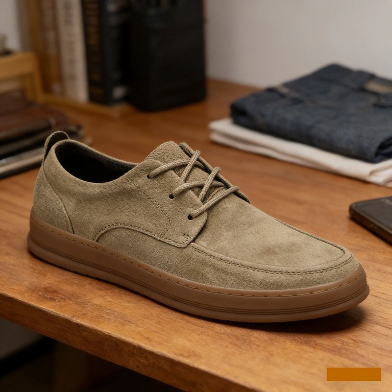 Lunari Relaxed Low-Top Lace-Up Shoe