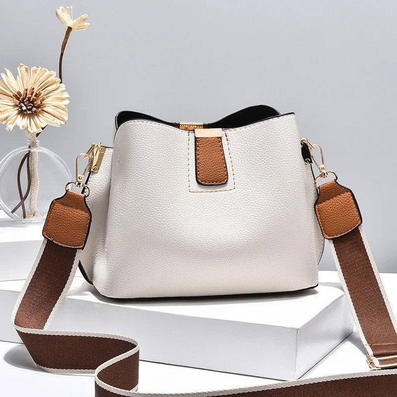 Lunero Textured Crossbody Shoulder Bag