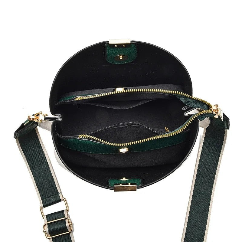 Lunero Textured Crossbody Shoulder Bag