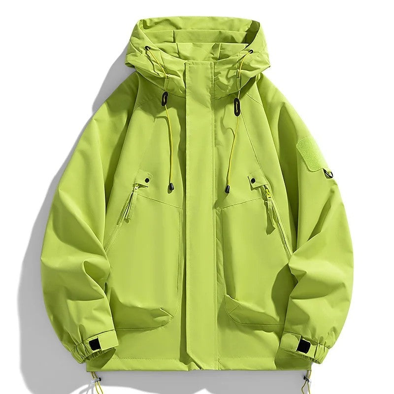 Lunvik Relaxed Hooded Windbreaker Jacket