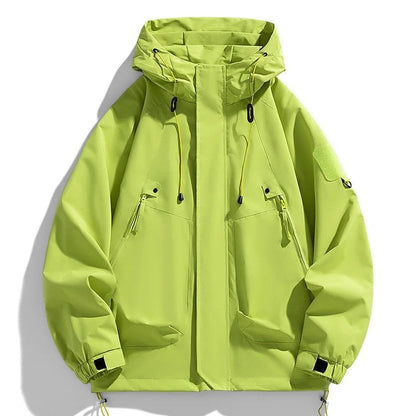 Lunvik Relaxed Hooded Windbreaker Jacket