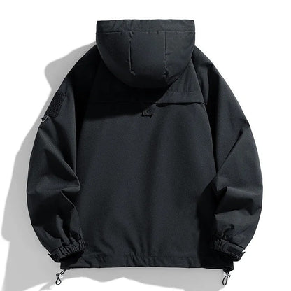 Lunvik Relaxed Hooded Windbreaker Jacket