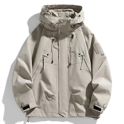 Lunvik Relaxed Hooded Windbreaker Jacket