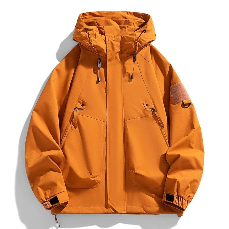 Lunvik Relaxed Hooded Windbreaker Jacket