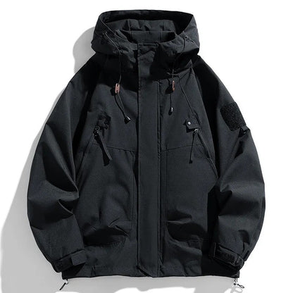 Lunvik Relaxed Hooded Windbreaker Jacket