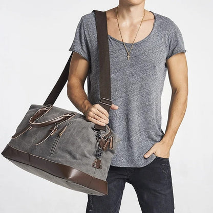 Maretti Weekender Canvas Travel Duffel Bag